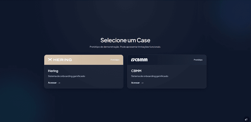 Protótipo de Onboarding RH