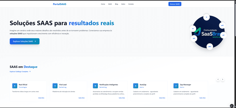 Portal de SaaS Brasil