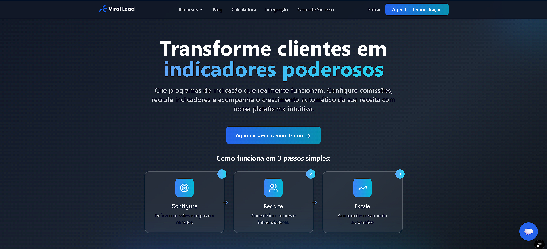 Site Institucional - Plataforma de Indicação